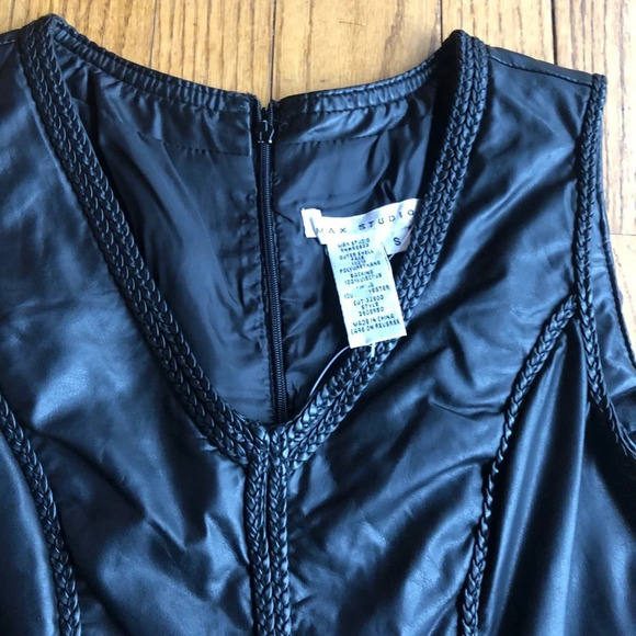 Max Studio Leather/Braided Dress - Picture 2 of 4